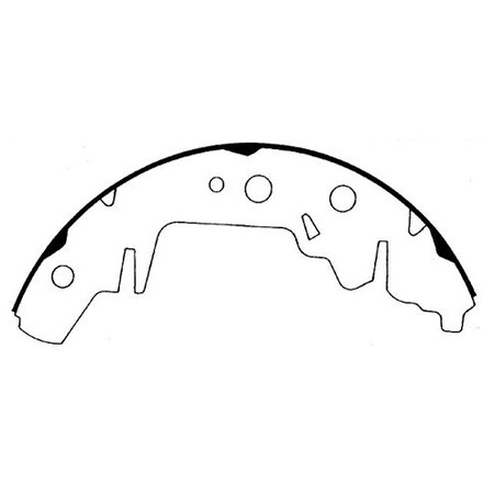 Centric Parts Centric Brake Shoes, 111.07140 111.07140